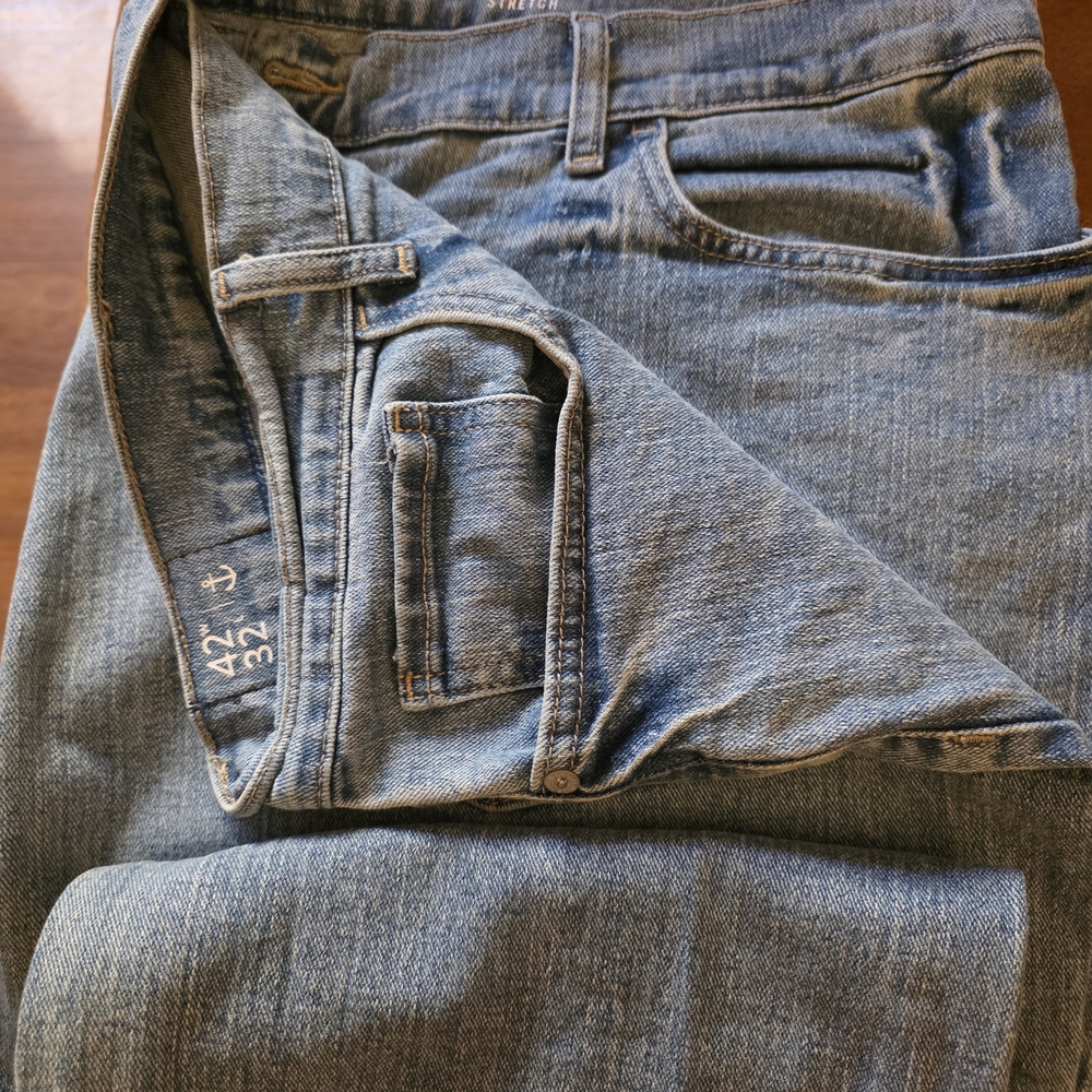 Nautica Men's Straight Jeans - Light Blue